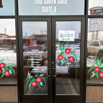 Ninja Japanese Steakhouse - They always have a closed sign taped up. - Japanese Near Me - Cedar City, Utah
