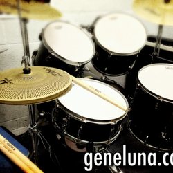 Drum Lessons by Gene Luna - Remo Silentstroke heads & Zildjian Low Volume Cymbals