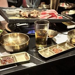 $70 worth of food according to the menu )): $70 worth of food according to the menu )):
