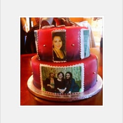 Simply Desserts - One year anniversary cake for the salon