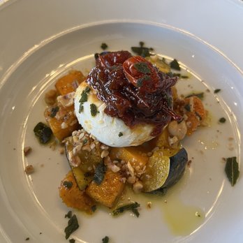 Red's Table - Burrata & Squash Salad - New American Near Me - Reston, Virginia