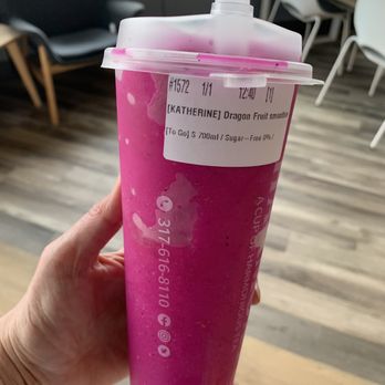 Harmony Tea Shoppe - Dragon Fruit Smoothie - Poke Near Me - Carmel, Indiana Harmony Tea Shoppe - Dragon Fruit Smoothie - Poke Near Me - Carmel, Indiana