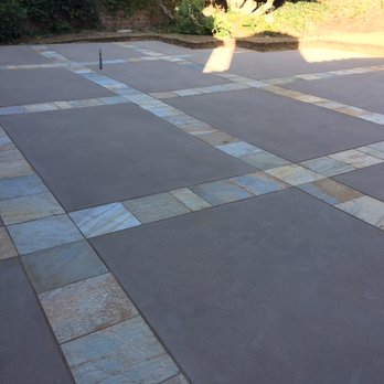 C&M Concrete - Concrete Patio with Slate Banding - Masonry/Concrete Near Me - Rancho Santa Fe, California C&M Concrete - Concrete Patio with Slate Banding - Masonry/Concrete Near Me - Rancho Santa Fe, California