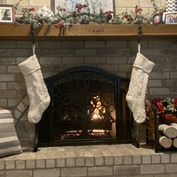 Chimney Professionals - Newly Finished Installed Gas Fireplace - Chimney Sweeps Near Me - Dallas, Texas