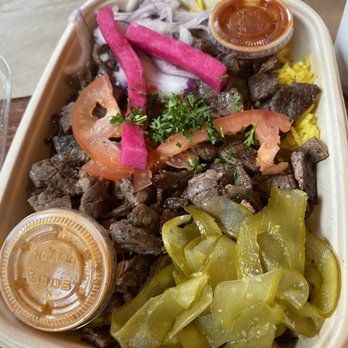 Mazra - Beef Shawarma Plate - Middle Eastern Near Me - San Bruno, California Mazra - Beef Shawarma Plate - Middle Eastern Near Me - San Bruno, California