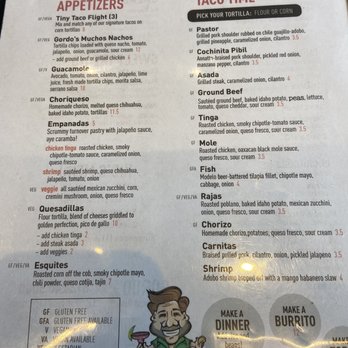 Gordo's Tiny Taco Bar - Menu - Salad Near Me - Chicago, Illinois Gordo's Tiny Taco Bar - Menu - Salad Near Me - Chicago, Illinois