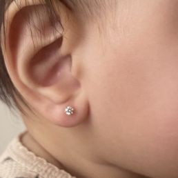 Ear piercing on 9 month old