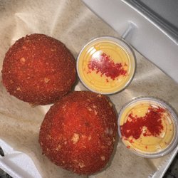 Greens And Cornbread - Boudin Balls