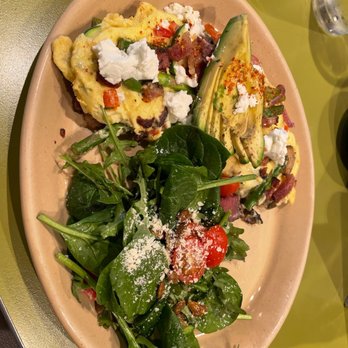 Snooze, an A.M. Eatery - Garden harvest omelette - Breakfast & Brunch Near Me - Orange, California Snooze, an A.M. Eatery - Garden harvest omelette - Breakfast & Brunch Near Me - Orange, California