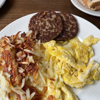 Red Barn Cafe - Sausage eggs and hash browns - Breakfast & Brunch Near Me - Mount Vernon, Missouri