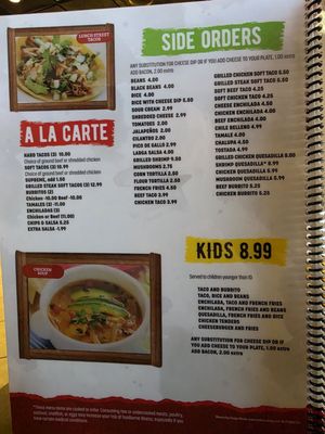 Menu photo 2 El Sinaloense Roanoke, VA Menu photo 2 El Sinaloense Roanoke, VA