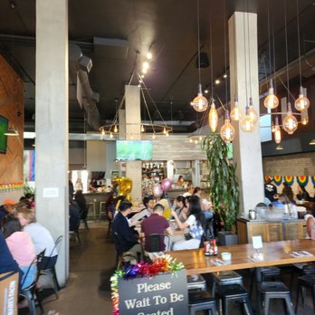 Berkeley Social Club - Seating area on each table is tight but workable - Breakfast & Brunch Near Me - Berkeley, California