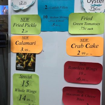 JJ Fish & Chicken - Side menu board - American Near Me - Lancaster, Texas JJ Fish & Chicken - Side menu board - American Near Me - Lancaster, Texas