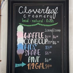 Cloverleaf Creamery - Prices