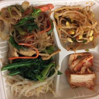 Korean Palace - Side dishes came with Dumpling soup. - Korean Near Me - San Jose, California