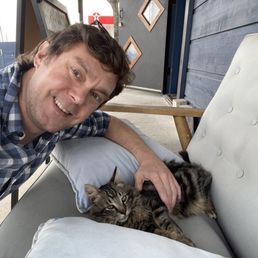 This is me and Peppercorn, handsome guys.