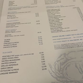 Angie's Seafood - Menu - Seafood Near Me - Baltimore, Maryland