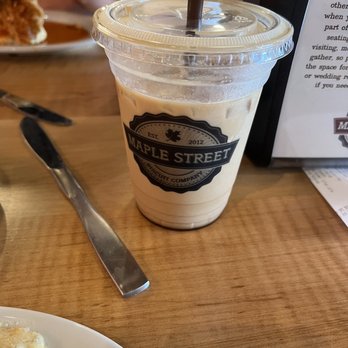 Maple Street Biscuit Company Keller - Iced Caramel Toffee Crunch Latte - Breakfast & Brunch Near Me - Keller, Texas Maple Street Biscuit Company Keller - Iced Caramel Toffee Crunch Latte - Breakfast & Brunch Near Me - Keller, Texas