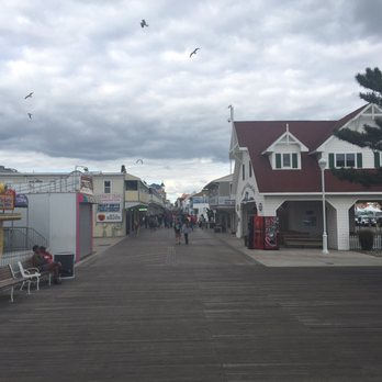 Ocean City Boardwalk - A view of the boardwalk on a cool September day.  Not a lot of sun but plenty of good people watching. - Local Flavor Near Me