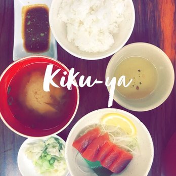 Kiku Ya - This was the first portion brought out for the Dinner Special! Both the sashimi and the miso soup was delicious! - Japanese Near Me - Kaneohe, Hawaii Kiku Ya - This was the first portion brought out for the Dinner Special! Both the sashimi and the miso soup was delicious! - Japanese Near Me - Kaneohe, Hawaii