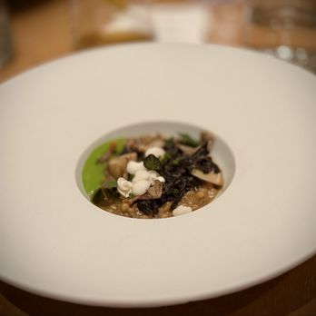 Knife Pleat - My favorite dish of the night, risotto. Probably the best I've ever had! You will love it! - French Near Me - Costa Mesa, California Knife Pleat - My favorite dish of the night, risotto. Probably the best I've ever had! You will love it! - French Near Me - Costa Mesa, California