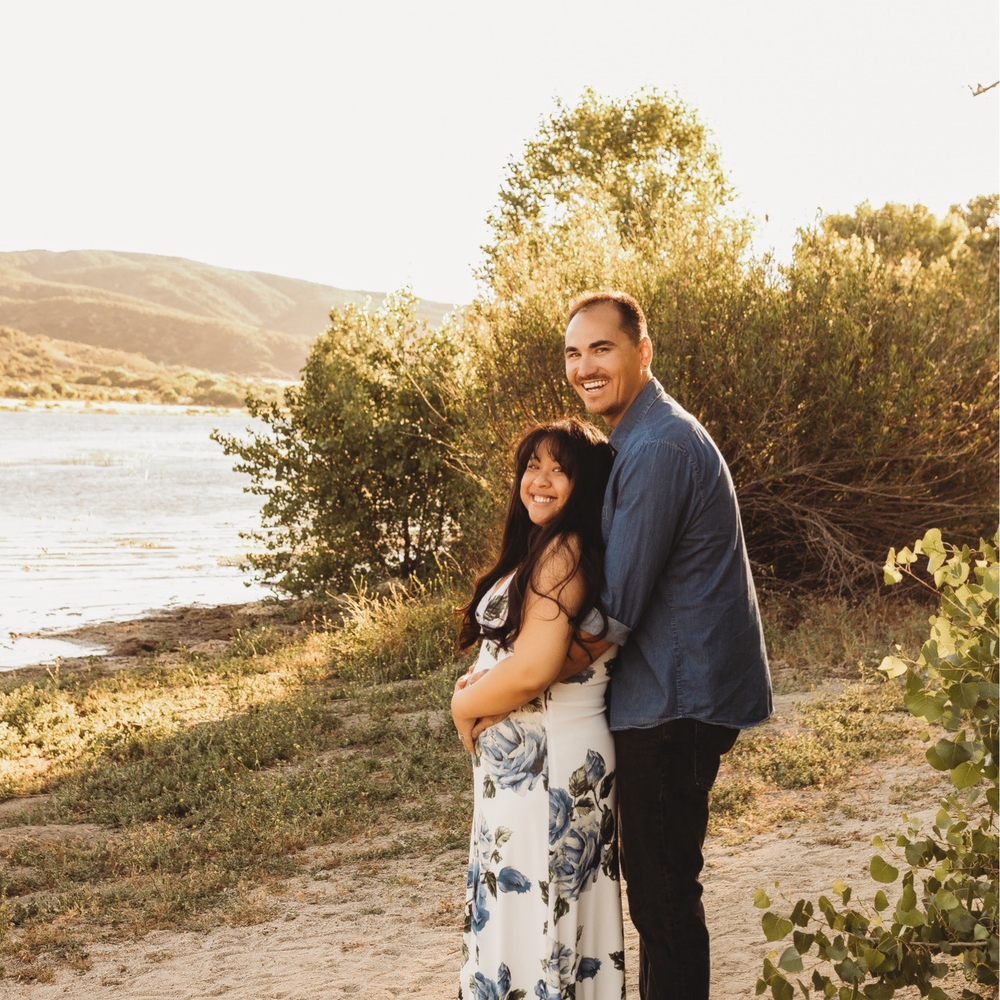 2024, our pregnancy announcement in Lake Hughes.