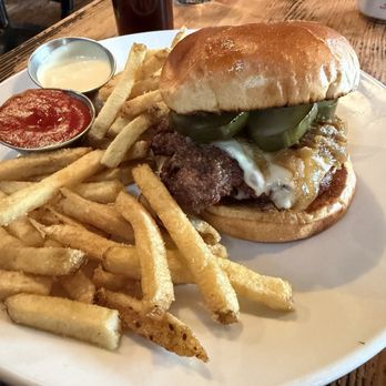 Longman & Eagle - Double Smashburger - Gastropubs Near Me - Chicago, Illinois