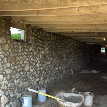 Hauck Masonry and Concrete - Stone repair of 140+ year old barn - Stonemasons Near Me - Mount Pleasant, Michigan Hauck Masonry and Concrete - Stone repair of 140+ year old barn - Stonemasons Near Me - Mount Pleasant, Michigan