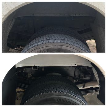 Intense Paint Perfection - Before and after Wheel well - Auto Detailing Near Me - Katy, Texas Intense Paint Perfection - Before and after Wheel well - Auto Detailing Near Me - Katy, Texas