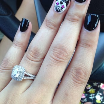 Pleasant Nail & Spa - Gel sugar skull design. Thank you Katy!! - Nail Salons Near Me - Camarillo, California Pleasant Nail & Spa - Gel sugar skull design. Thank you Katy!! - Nail Salons Near Me - Camarillo, California