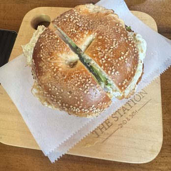 The Station Cafe - Bagel sandwich - Coffee & Tea Near Me - New York, New York The Station Cafe - Bagel sandwich - Coffee & Tea Near Me - New York, New York