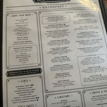 Ted's Bulletin Capitol Hill - Menu - New American Near Me - Washington, DC, District of Columbia