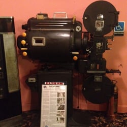 Eltrym Historic Theatre - The old film projector to the left of the entrance.