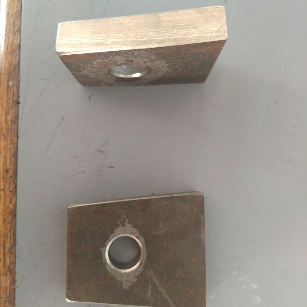 Chingon Custom Metal Fabrication - The die punch actually bent the metal slightly. - Metal Fabricators Near Me - San Diego, California Chingon Custom Metal Fabrication - The die punch actually bent the metal slightly. - Metal Fabricators Near Me - San Diego, California