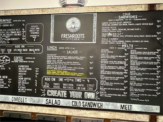 Menu photo 2 Freshroots Kitchen Tallahassee, FL Menu photo 2 Freshroots Kitchen Tallahassee, FL