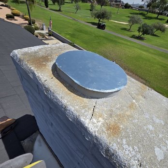 Sweep's Luck - Custom chimney flue cap by Sweeps Luck - Chimney Sweeps Near Me