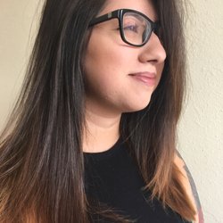 Georgette's Beauty Salon - Beautiful haircut long layers, square length.