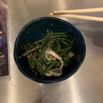 Echizen Soba Togo - Green beans and tofu with sesame. Very tasty and slightly sweet. - Japanese Near Me Echizen Soba Togo - Green beans and tofu with sesame. Very tasty and slightly sweet. - Japanese Near Me