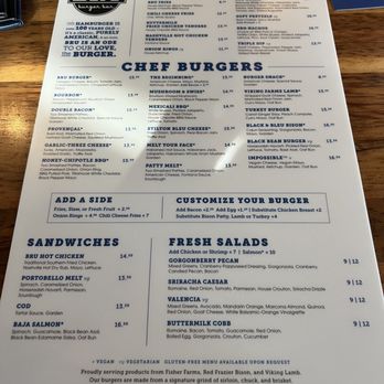 BRU Burger Bar - Carmel - Menu - Burgers Near Me - Carmel, Indiana BRU Burger Bar - Carmel - Menu - Burgers Near Me - Carmel, Indiana