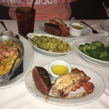 Ruth's Chris Steak House - 11 Oz Filet Mignon (Medium Rare), 2 Cold Water Lobster Tails, Lobster Mac & Cheese, Fire Roasted Corn, Steamed Broccoli - Steakhouses Near Me - Cherokee, North Carolina Ruth's Chris Steak House - 11 Oz Filet Mignon (Medium Rare), 2 Cold Water Lobster Tails, Lobster Mac & Cheese, Fire Roasted Corn, Steamed Broccoli - Steakhouses Near Me - Cherokee, North Carolina