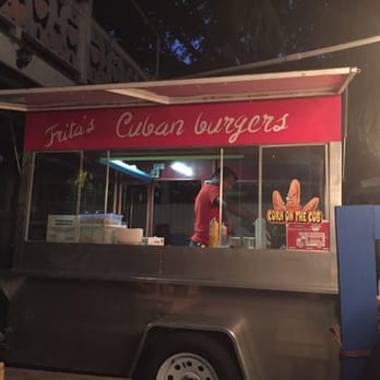 Frita's - Food truck with seating - order inside, food made at truck - Cuban Near Me - Key West, Florida Frita's - Food truck with seating - order inside, food made at truck - Cuban Near Me - Key West, Florida