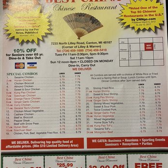 Best China - Menu, you can thank me later lol - Shanghainese Near Me - Canton, Michigan Best China - Menu, you can thank me later lol - Shanghainese Near Me - Canton, Michigan