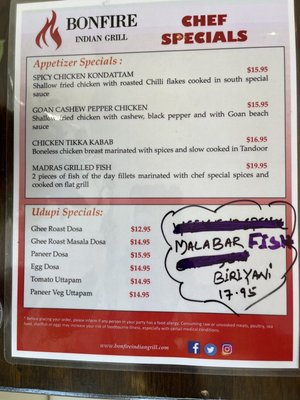 Menu photo 4 Bonfire Indian Grill Waltham, MA