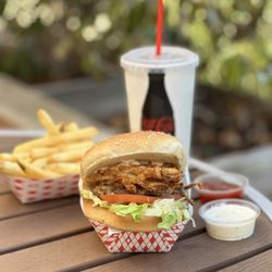 2. Straw Onion Burger Combo