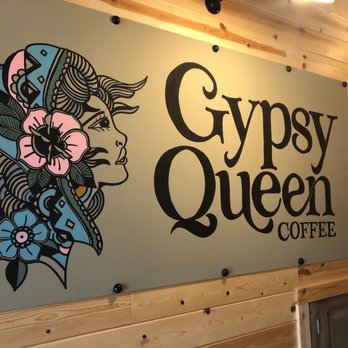Gypsy Queen Coffee Bar - a sign for gypsy queen coffee - Coffee & Tea Near Me - Marshall, Illinois
