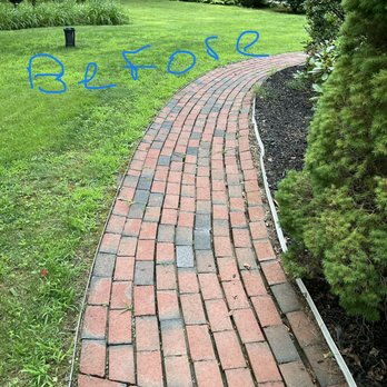 Cleyber Landscaping - Old sidewalk - Landscaping Near Me