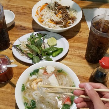 Pho-Ever - No. 17 Seafood pho and No. 28 Beef w/ rice noodles! - Vietnamese Near Me - Encinitas, California