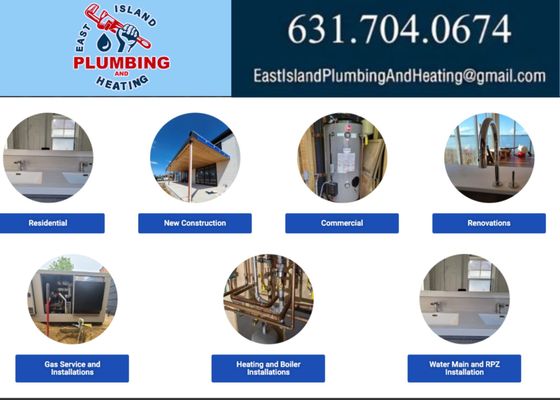 East Island Plumbing and Heating Logo
