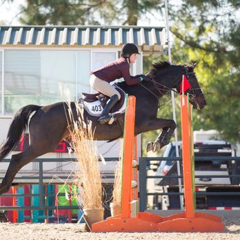 Highland Stable - Me and Leya competing at Murieta Equestrian Center in 1.00 meter Jumper class. - Horseback Riding Near Me - Pleasanton, California
