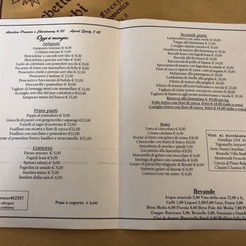 All'Antico Ristoro di' Cambi - The menu - it was printed fresh that day (meaning that everything was fresh) - Tuscan Near Me - Florence, FI All'Antico Ristoro di' Cambi - The menu - it was printed fresh that day (meaning that everything was fresh) - Tuscan Near Me - Florence, FI